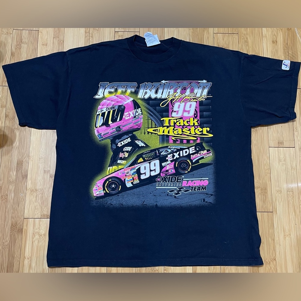 Vtg 1998 Jeff Burton • NASCAR | Tame The Beast • Graphic T-Shirt | Men’s 2XL